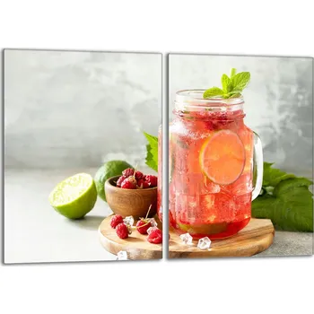 Kuchyňské prkénko Krájecí deska TMK ArtDeko sklo 2 ks