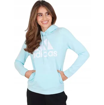 Dámská mikina Adidas dámská mikina přes hlavu, s s kapucí, velikost L