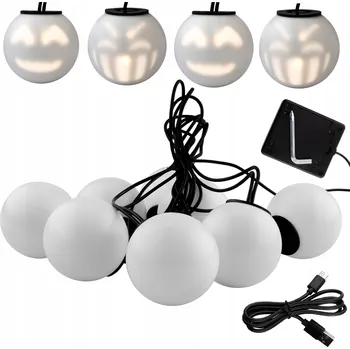 Vánoce Světelný řetěz NNLED 433 cm na baterie, bílý