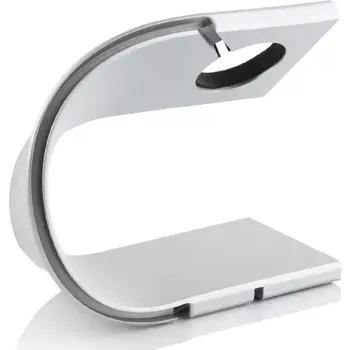Příslušenství k chytrým hodinkám Devia Nabíječka a držák pro Apple Watch 38mm / 42mm - stříbrná, silver