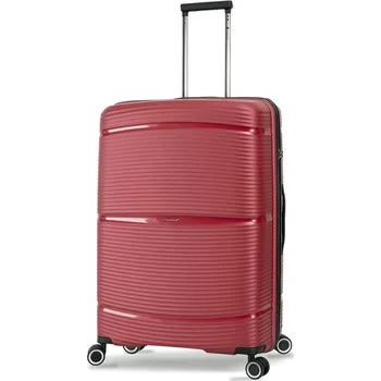 Velký cestovní kufr na kolečkách TSA 110 l Snowball A94103 červená