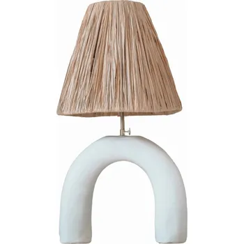 Lampička Stolní Lampa Noční Boho Přírodní Pletená Moderní do Ložnice Mahalo