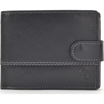 Peněženka Poyem 5223 pánská kožená peněženka černá
