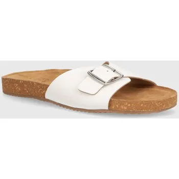 Dámské pantofle Kožené pantofle Answear.LAB dámské, bílá barva DE.4973.indb 00X, EUR 36