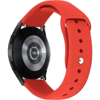 Příslušenství k chytrým hodinkám Silikonový řemínek 22mm pro hodinky Samsung / Huawei / Xiaomi / Garmin Barva: Červená, Typ: 22