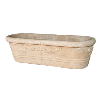 Zahradní dekorace Zahradní koryto s girlandami 25kg