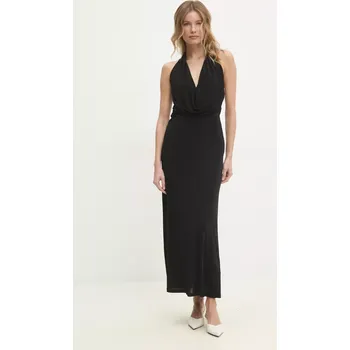 Dámské šaty Šaty Answear.LAB černá barva, maxi LD095.hos 99X, vel. S/M