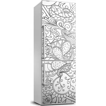 Fototapeta Samolepící dýha pro ledničku Pozadí Zentangle 70x190