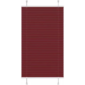 Roleta vidaXL Plisovaná roleta 80x100 cm Šířka látky 79,4 cm [4015173] Barva: Vínová