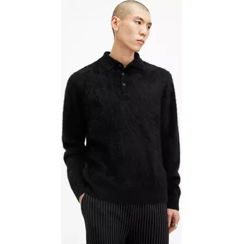 Dámský svetr Kašmírový svetr AllSaints ABEL černá barva, M081KB 99X, vel. XXL