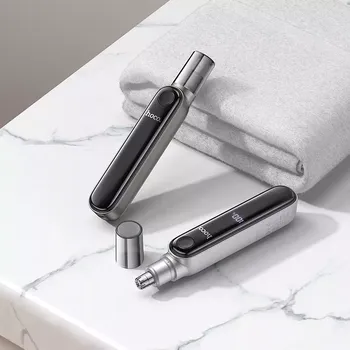 Zastřihovač chloupků v nose HOCO s displejem HP33 kovově šedý