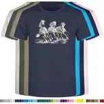 detske-levne-bavlnene-tricko-potisk-tri-bili-kone Barva: Navy - tmavě modrá, velikost: 128