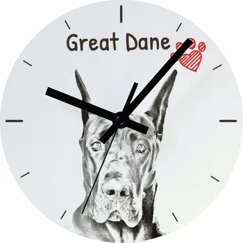 Hodiny Nástěnné hodiny Art-Dog bílé 20 cm