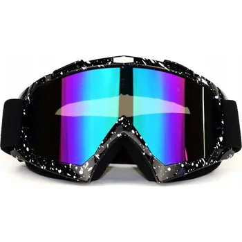 Motocyklové brýle Černé Bílé/Vícebarevné Motocyklové brýle