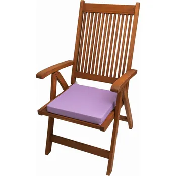 Podsedák Podsedák na židli 40x40x4 cm, 2 kusy, světle fialová