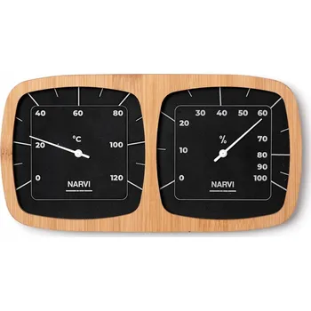 Vlhkoměr, teploměr do sauny Narvi 163483