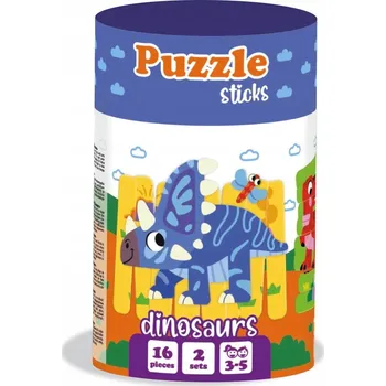 Puzzle Puzzle Roter Kafer s dinosaurem, 16 dílků