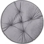 Polštář pro sezení na zemi, polštář kulatý na podlahu 57x57 cm