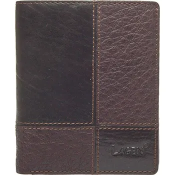 Lagen V-28/T pánská kožená peněženka tm.hnědá