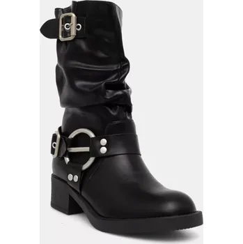 Dámské kozačky Nízké kozačky Answear.LAB dámské, černá barva, na podpatku, lehce zateplené 1597.1.HWK 99X, EUR 36