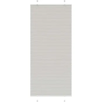 Roleta vidaXL Plisovaná roleta 90x200 cm Šířka látky 89,4 cm Polyester [4015515] Barva: světle šedá