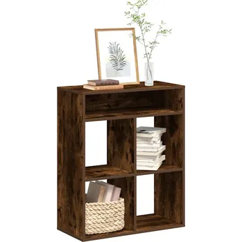 Knihovna vidaXL Knihovna 66x31x80 cm kompozitní dřevo [860292] Barva: kouřový dub