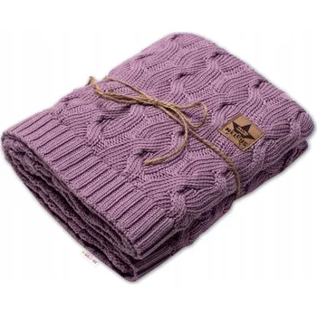 Dětská deka Dětská deka Baby Nellys 80 x 100 cm fialová