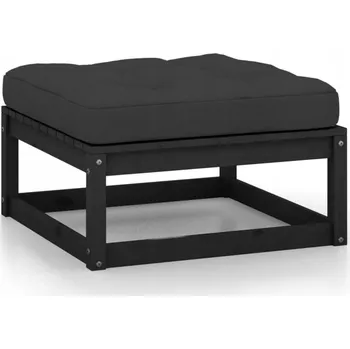 Zahradní židle Greatstore dřevěná černá