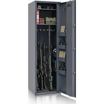 Trezor ISS Skříň na zbraně SIEGEN MAX 500083.11 KL, grafitově šedá