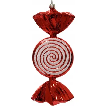 Vánoční dekorace Vánoční Baňky ve tvaru vánoční koule 18 cm 1 ks