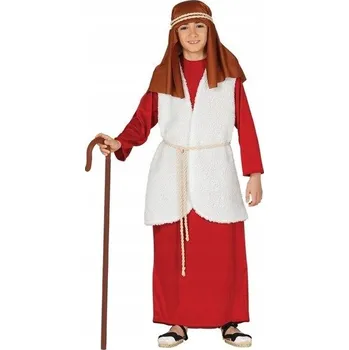 Karnevalový kostým KOSTÝM PASTÝŘE ČERVENÁ JESLIČKA VÁNOCE 116