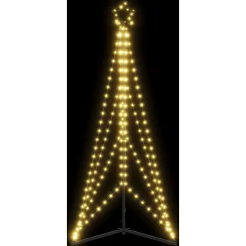 Vánoční dekorace vidaXL LED vánoční stromek 363 ch LED diod 182 cm [4016410] Barva: Teplá bílá