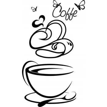 Obraz SAMOLEPKY DO KUCHYNĚ samolepka na kávové káva 100 x 50 cm G250