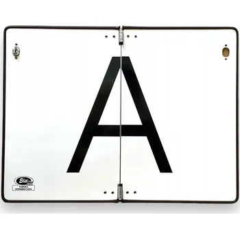 Informační výstražná tabulka A - ODPADY (Skládací)