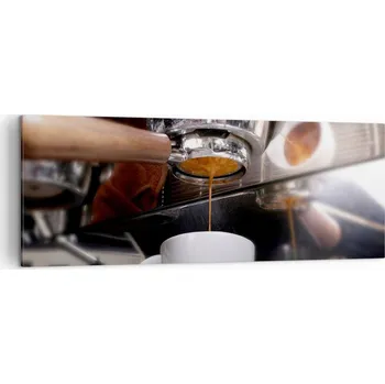 Obraz Foto obraz na plátně canvas 140x50 káva obývák ložnice na zeď velký
