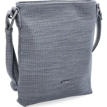 Kabelka Carmelo 4308 crossbody kabelka antracitová