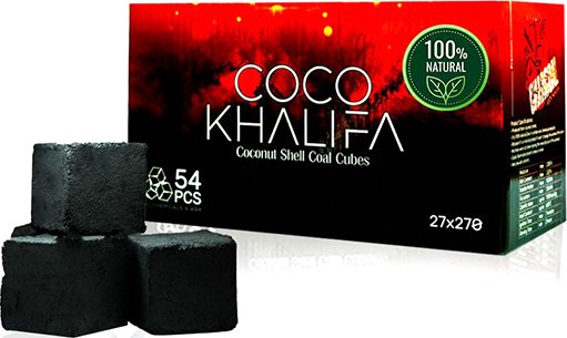Coco Khalifa kokosové uhlíky (brikety) pro vodní dýmky 1kg