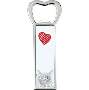 Otvírák Britská krátkosrstá kočka otvírák na láhve s kočkou a vaší fotografií