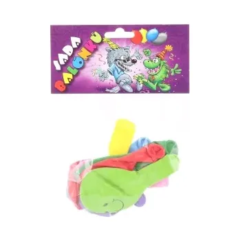 balónky barevné s potiskem Smile sada mix barev