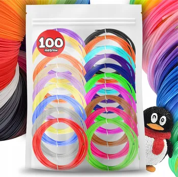3D tisk PLA FILAMENTY DO 3D PERA MIX BAREV 100M 1,75MM