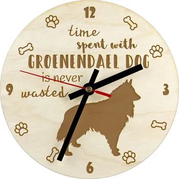 Hodiny Nástěnné hodiny Art-Dog béžové 20 cm