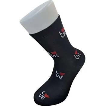 Pánské ponožky Aura Via Dámské ponožky Valentýn Love 38-41