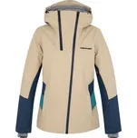 Dámská membránová lyžařská bunda Hannah NAOMI 40 Béžová, Tmavě modrá