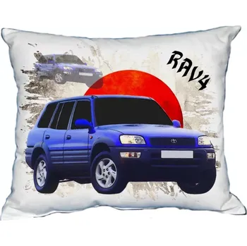 Povlak na dekorativní polštářek Polštářek s osobním autem Toyota RAV4 III. (Polštářek s osobním autem )