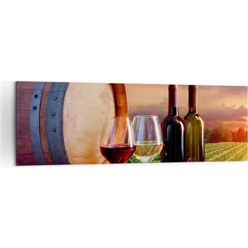 Obraz Velký obraz do obýváku 160x50 vinice moderní fotoobraz na plátně obrazy