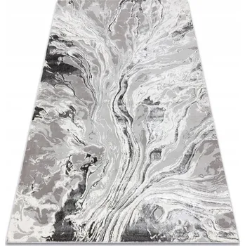 Koberec Koberec DO OBÝVÁKU GLAMOUR ABSTRAKCE šedý moderní strukturovaný 140x190 cm