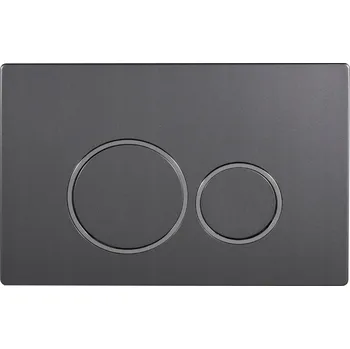 Splachovací tlačítko Splachovací tlačítko pro WC Aquatech Dopio, černé