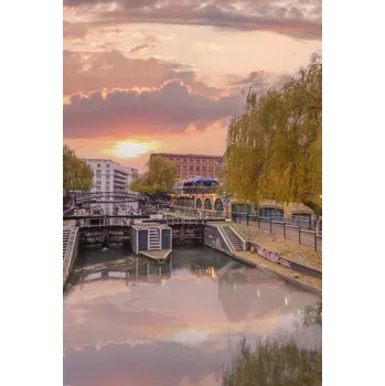 Obraz Plakát Kanál Regent na trhu Camden bez rámu 61 x 90,5 cm