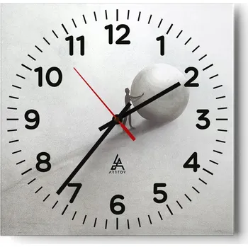 Hodiny Kuchyňské nástěnné hodiny 30x30 Abstrakce Skleněné hodiny do obýváku Moderní Tiché