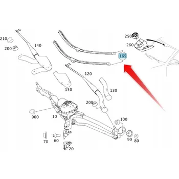 Stěrač Stěrače Mercedes-Benz OE přední 600 mm 600 mm